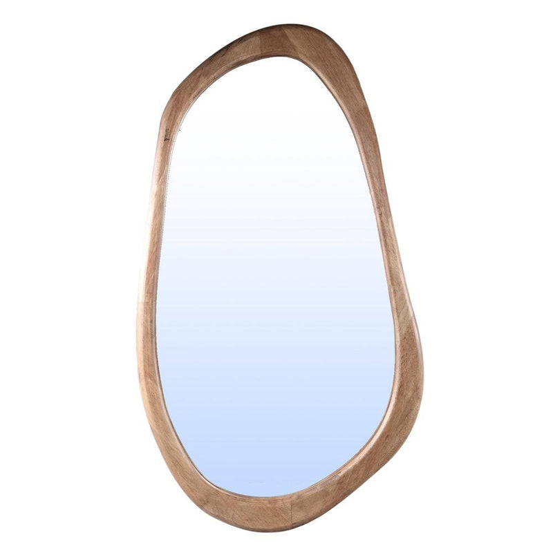 Spiegel Neelix Rubberhout Beige 120 cm-Spiegels-PTMD