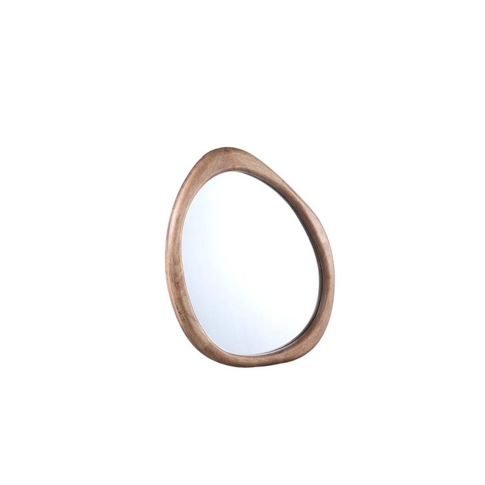 Spiegel Neelix Rubberhout Beige 60 cm-Spiegels-PTMD