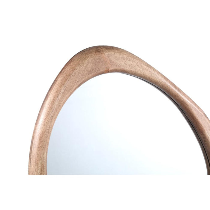 Spiegel Neelix Rubberhout Beige 60 cm-Spiegels-PTMD