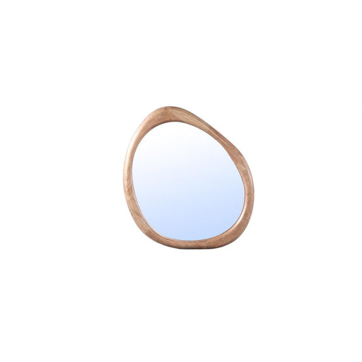 Spiegel Neelix Rubberhout Beige 60 cm-Spiegels-PTMD