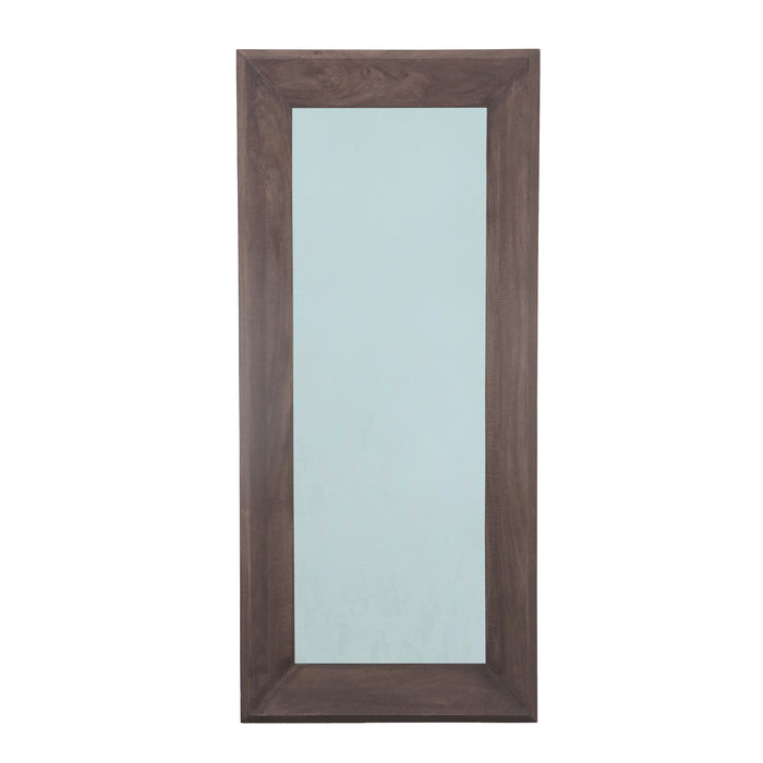 Mirrors Nicka Brown Mango Wood Rectangular Mirror S