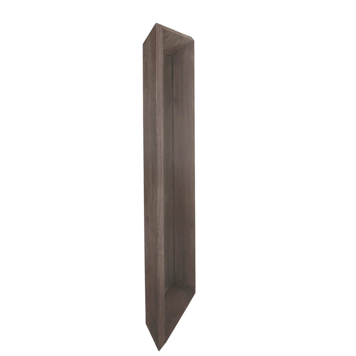 Mirrors Nicka Brown Mango Wood Rectangular Mirror S