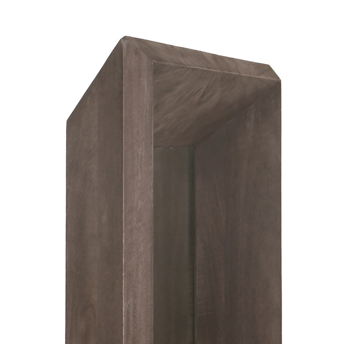 Mirrors Nicka Brown Mango Wood Rectangular Mirror S