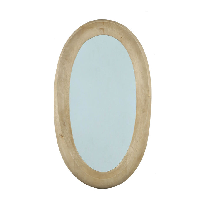 Mirrors Noam Natural Mango Wood Oval Mirror