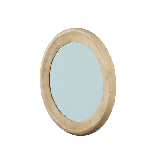 Spiegel Noam Mangohout Beige 70 cm-Spiegels-PTMD