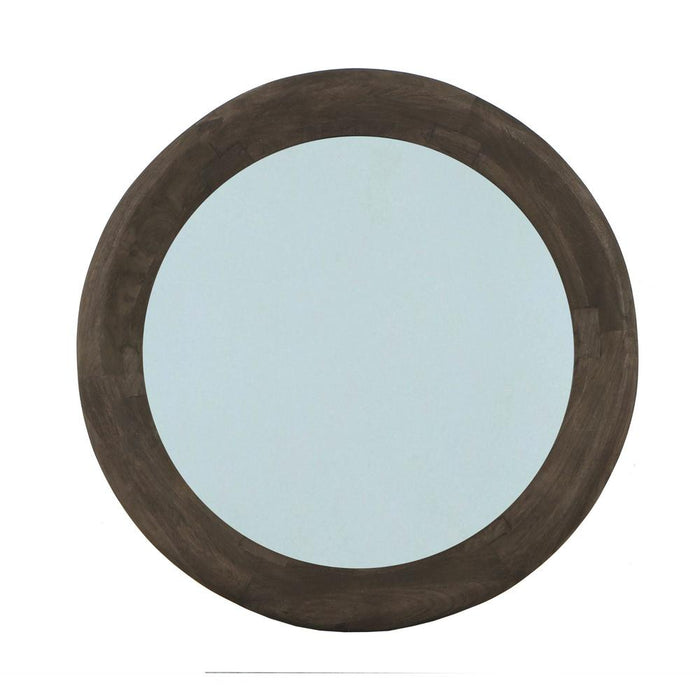 Spiegel Noam Mangohout Grijs 90 cm-PTMD