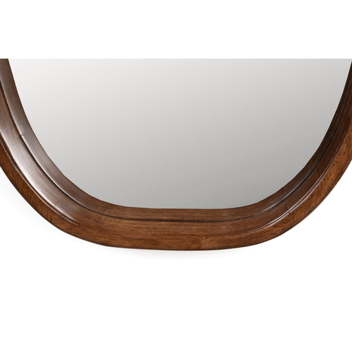Spiegel Nyko L Rubber hout Beige 120x40 cm-Spiegels-Creating Home