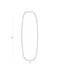 Spiegel Nyko L Rubber hout Beige 120x40 cm-Spiegels-Creating Home