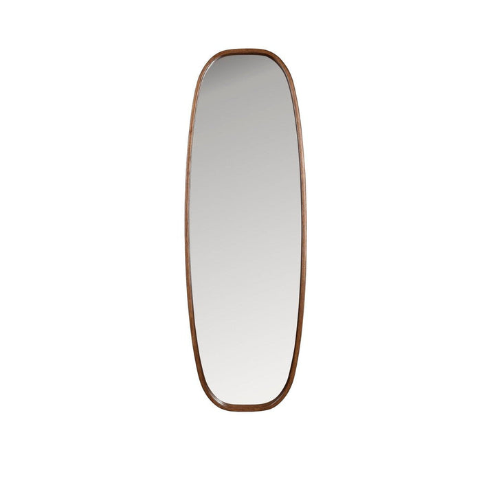 Spiegel Nyko L Rubber hout Beige 120x40 cm-Spiegels-Creating Home