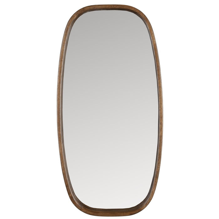 Spiegel Nyko M Rubber hout Beige 80x40 cm-Spiegels-Creating Home