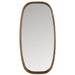 Spiegel Nyko M Rubber hout Beige 80x40 cm-Spiegels-Creating Home