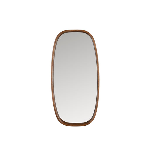 Spiegel Nyko M Rubber hout Beige 80x40 cm-Spiegels-Creating Home