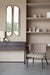 Spiegel Nyko Oval Rubber hout Beige 120x24 cm-Spiegels-Creating Home