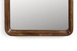 Spiegel Nyko Rectangle L Rubber hout Beige 120x34 cm-Spiegels-Creating Home