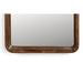 Spiegel Nyko Rectangle L Rubber hout Beige 120x34 cm-Spiegels-Creating Home