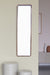Spiegel Nyko Rectangle L Rubber hout Beige 120x34 cm-Spiegels-Creating Home