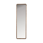 Spiegel Nyko Rectangle L Rubber hout Beige 120x34 cm-Spiegels-Creating Home
