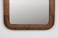 Spiegel Nyko Rectangle M Rubberhout Beige 120x26 cm-Spiegels-Creating Home