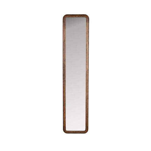Spiegel Nyko Rectangle M Rubberhout Beige 120x26 cm-Spiegels-Creating Home