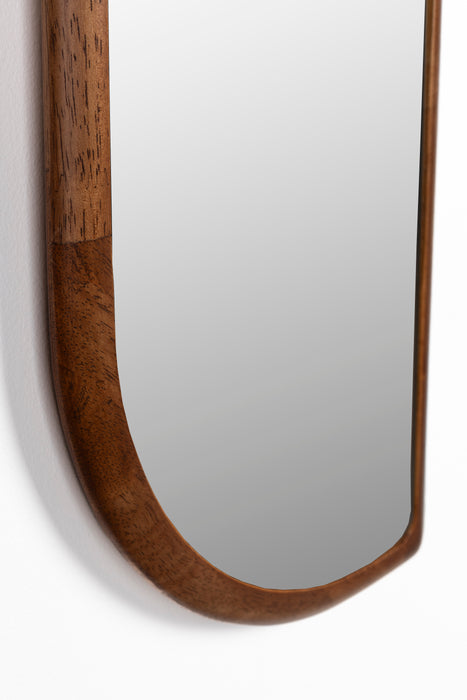 Spiegel Nyko Rubberhout Beige 120x26 cm-Spiegels-Creating Home