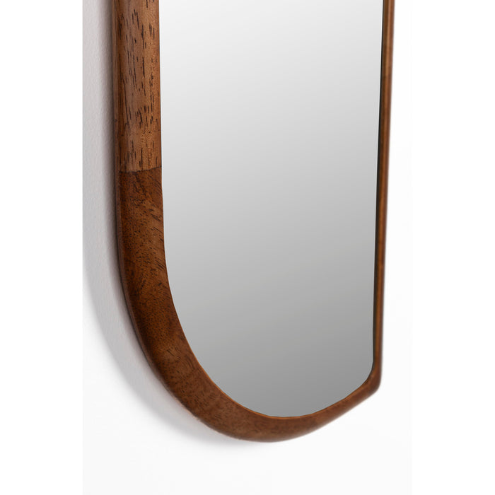 Spiegel Nyko Rubberhout Beige 120x26 cm-Spiegels-Creating Home
