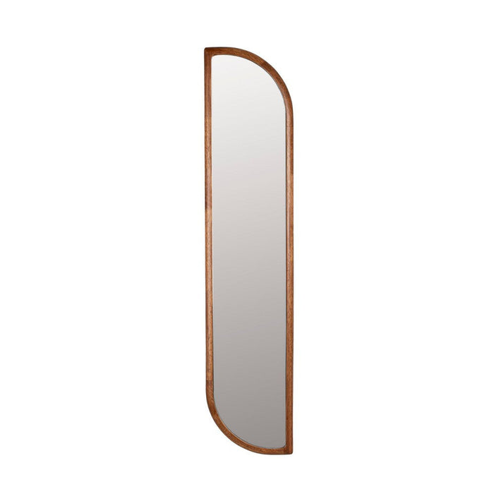 Spiegel Nyko Rubberhout Beige 120x26 cm-Spiegels-Creating Home