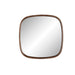 Spiegel Nyko Square Rubber hout Beige 50x50 cm-Spiegels-Creating Home