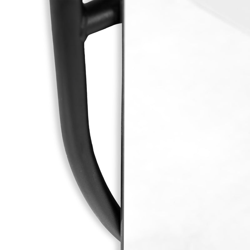 Spiegel OVAL 160 Ovaal Zwart Spinder Design 59x2.7x159 cm-Spiegels-Spinder