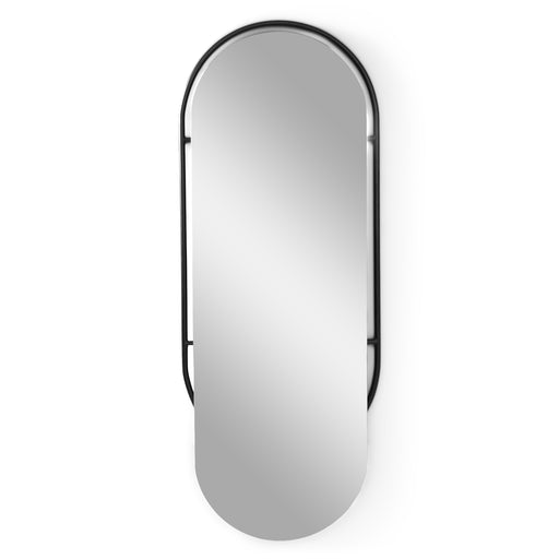 Spiegel OVAL 160 Ovaal Zwart Spinder Design 59x2.7x159 cm-Spiegels-Spinder