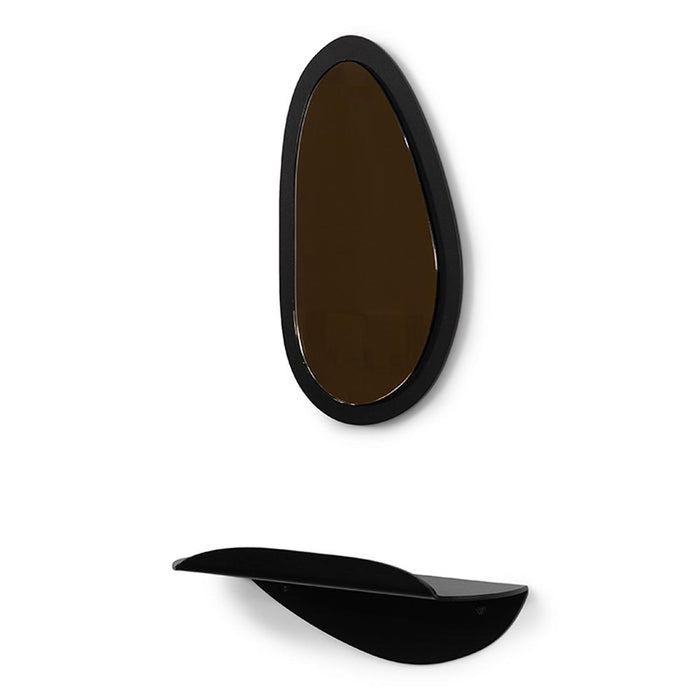 Spiegel Pipa bottom Zwart Spinder Design-Spiegels-Spinder