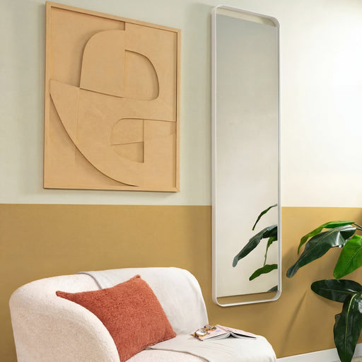 Spiegel REX Wit Spinder Design 46x4x175 cm-Spiegels-Spinder