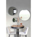 Spiegel Raj Medium Metaal Zwart Ø60x7.5 cm-Spiegels-Creating Home