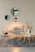 Spiegel Raj Medium Metaal Zwart Ø60x7.5 cm-Spiegels-Creating Home