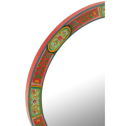 Spiegel Rond Frame Mumbai MDF Mix 3x75x75 cm-Spiegels-J-Line