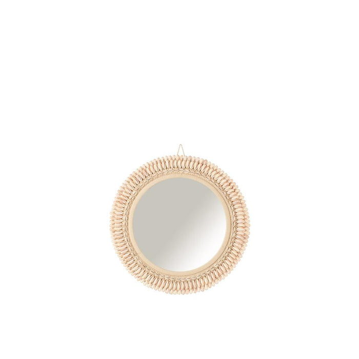 Spiegel Roze Mirror L 52 cm 52x52x3 cm-Spiegels-J-Line