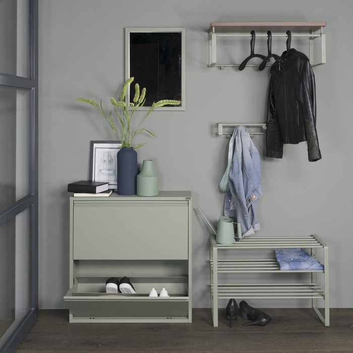 Spiegel SENZA M1 Rechthoek Dusty Green Spinder Design-Spiegels-Spinder