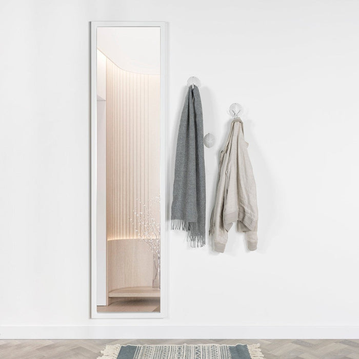 Spiegel SENZA M2 Rechthoek Wit Spinder Design 46x3x185 cm-Spiegels-Spinder
