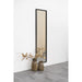 Spiegel SENZA M2 Rechthoek Zwart Spinder Design 46x3x185 cm-Spiegels-Spinder