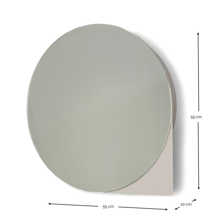 Spiegel SONNET L Rond Silky Taupe 55cm Spinder Design-Spiegels-Spinder