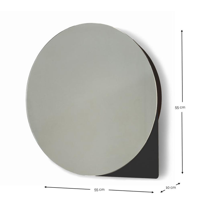 Spiegel SONNET L Rond Zwart 55cm Spinder Design-Spiegels-Spinder