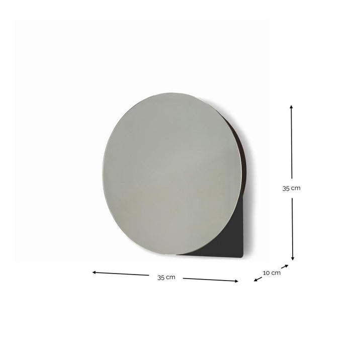 Spiegel SONNET S Rond Zwart 35cm Spinder Design-Spiegels-Spinder
