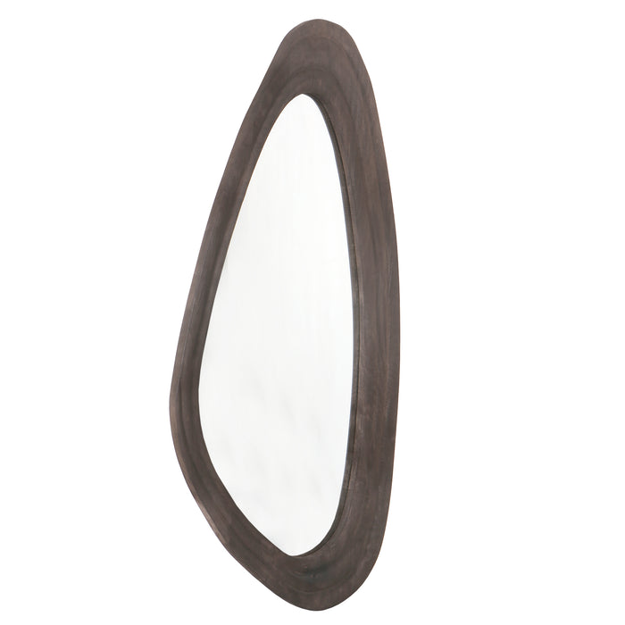 Spiegel Santin Braun Mangoholz Organic Triangle Spiegel