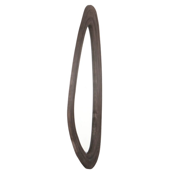 Spiegel Santin Braun Mangoholz Organic Triangle Spiegel