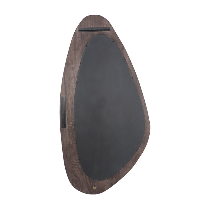 Spiegel Santin Braun Mangoholz Organic Triangle Spiegel
