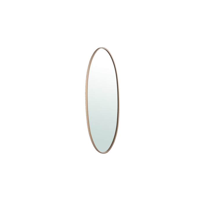 Mirrors Serine Sand Steel Oval Mirror Small
