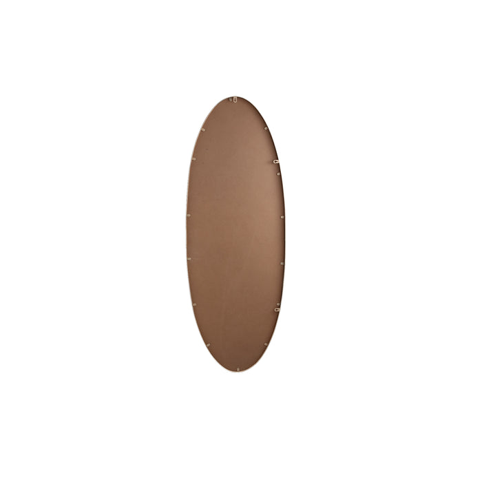 Mirrors Serine Sand Steel Oval Mirror Small