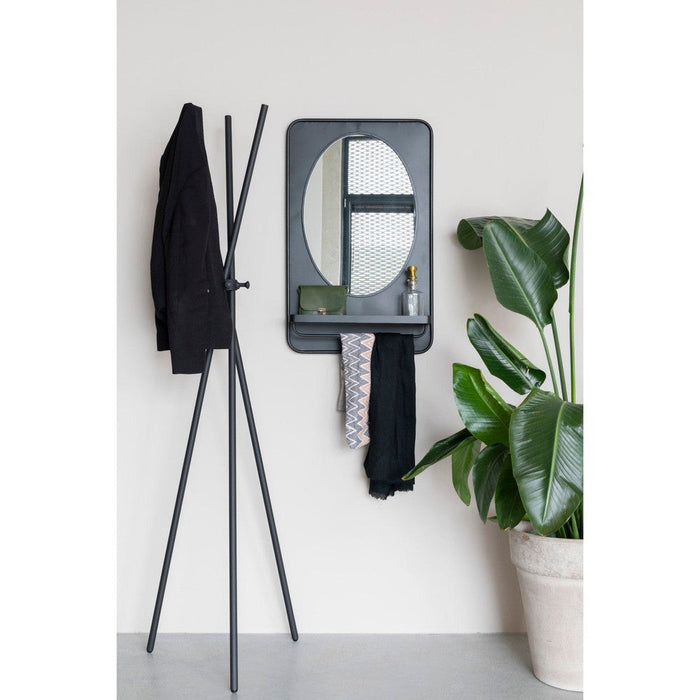 Spiegel Shelf Pascal M Metaal Zwart 50x80 cm-Spiegels-Creating Home