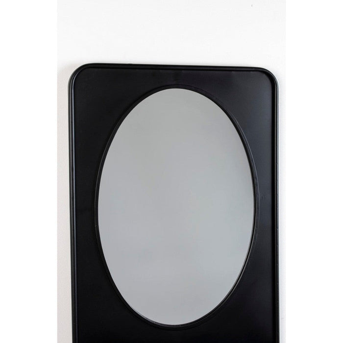 Spiegel Shelf Pascal M Metaal Zwart 50x80 cm-Spiegels-Creating Home