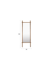 Spiegel Solene Oak hout Bruin 3.5x58 cm-Spiegels-Creating Home