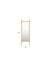 Spiegel Solene Oak hout Naturel 3.6x58 cm-Spiegels-Creating Home
